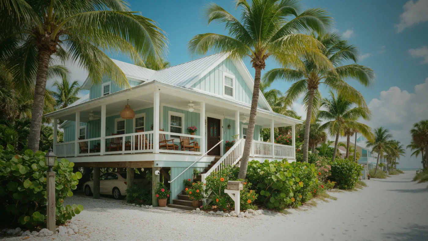 A typical Anna Maria Island house