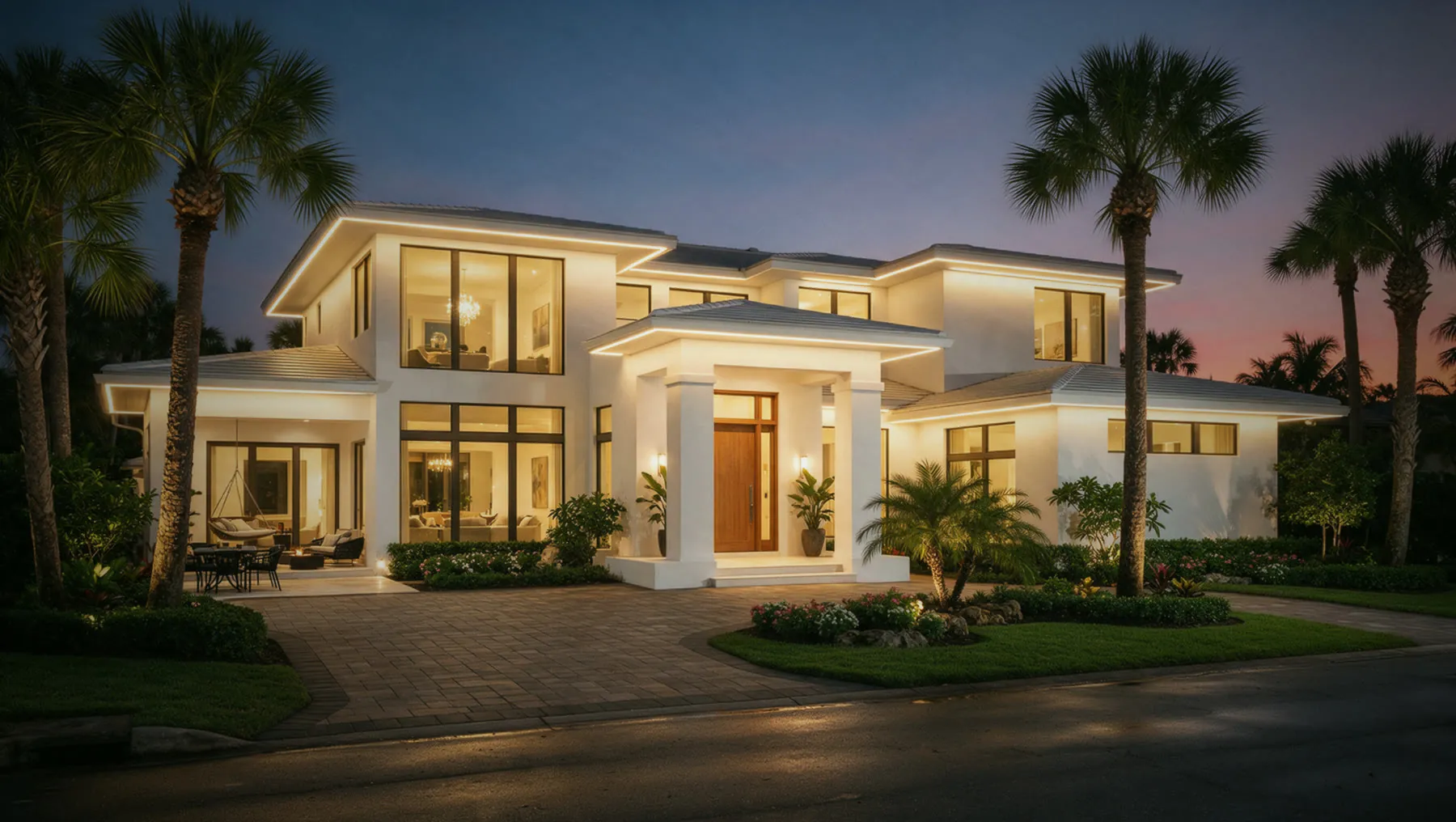 Permanent outdoor lighting